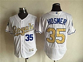 Kansas City Royals #35 Eric Hosmer World Series Champions Patch White-Gold 2016 Flexbase Collection Stitched Jersey,baseball caps,new era cap wholesale,wholesale hats